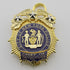 NYPD Chief of Detectives New York Police Badge Replica Movie Props With Three Stars
